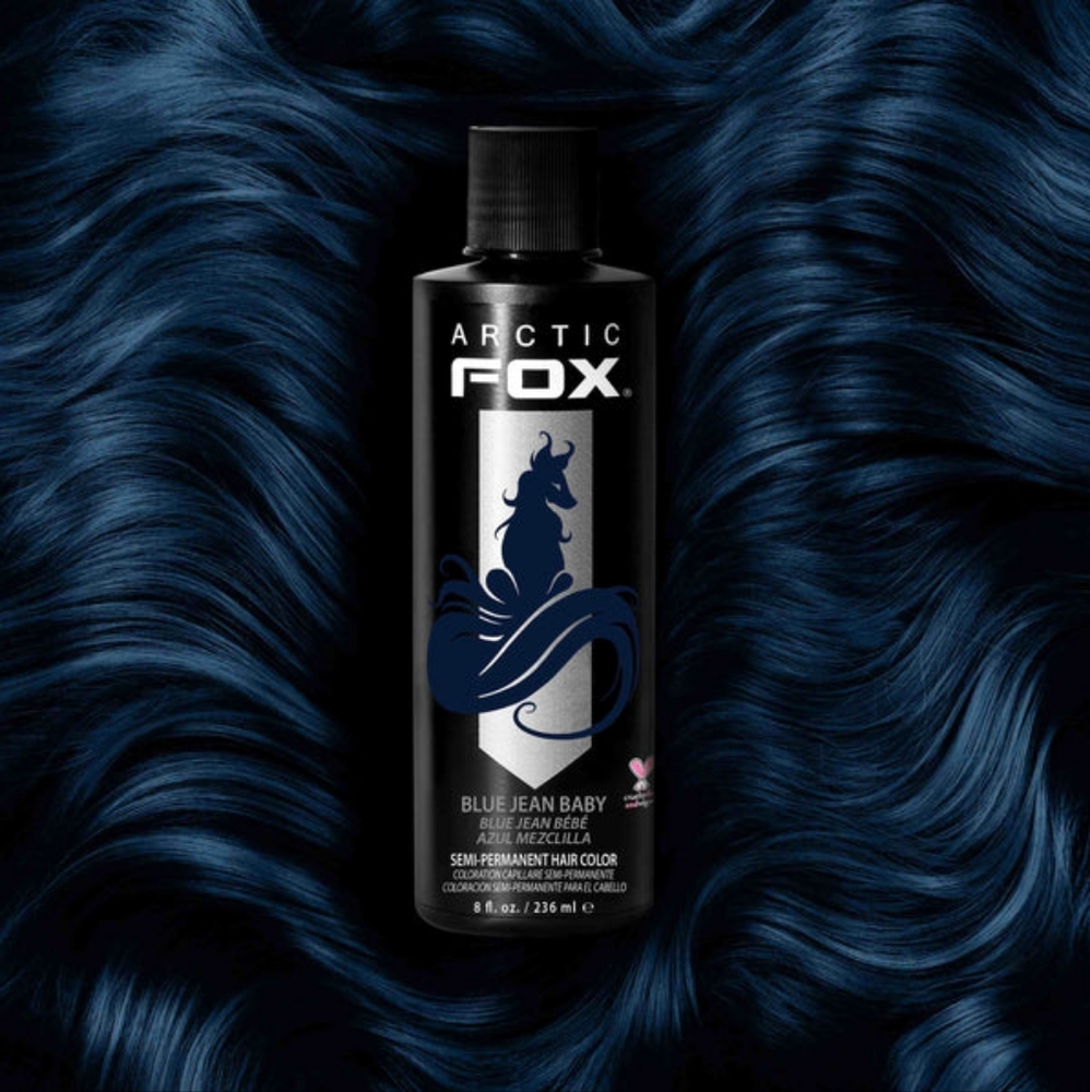 Blue jean Baby Arctic Fox Hair Dye 4oz Vegan Conditioning Semi-Permanent
